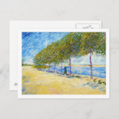 An der Seine von Vincent Van Gogh Postkarte (Vorne/Hinten)