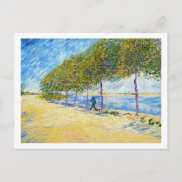 An der Seine von Vincent Van Gogh Postkarte