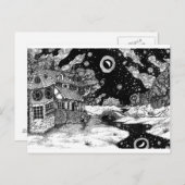 An der Straße zum Turm Postkarte (Vorne/Hinten)