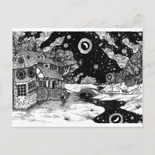 An der Straße zum Turm Postkarte (Vorderseite)