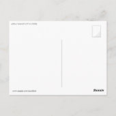 An der Tür gefangen Postkarte (Rückseite)