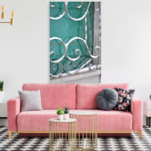 An der Tür Leinwanddruck (Insitu (Wohnzimmer))