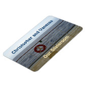 An der Türmarkierung des Bahnhofs Magnet (Linke Seite)