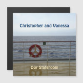 An der Türmarkierung des Bahnhofs Magnetkarte (Vorne/Hinten)