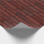 An der Wand braun-orangefarbene, aus nahtlosen Ste Geschenkpapier (Ecke)