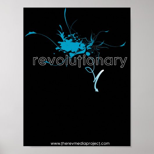 An der Wand Poster (Vorne)