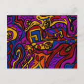 An der Wand Postkarte (Vorderseite)