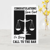 an die Bar Gratulationskarten Karte (Gelbe Blume)