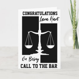 an die Bar Gratulationskarten Karte