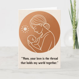 An die beste Mutter aller Zeiten - vielen Dank für Karte