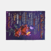 an die beste Mutter von Ihrem Babymädchen Fleecedecke (Vorderseite (Horizontal))