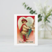 An die erste I-Liebe (2) Postkarte (Stehend Vorderseite)