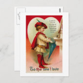 An die erste I-Liebe (2) Postkarte (Vorne/Hinten)