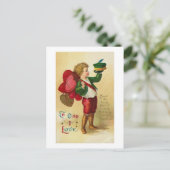An die erste I-Liebe Postkarte (Stehend Vorderseite)