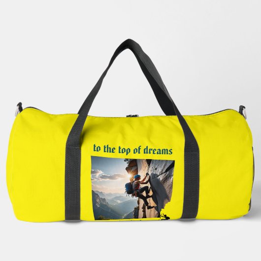 "An die Spitze der Träume" Duffle Bag (Vorderseite)