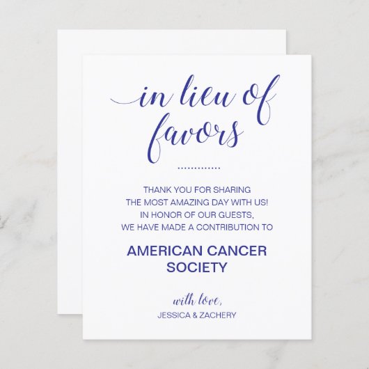 An die Stelle der Favoriten Wohltätigkeit spenden (Vorne/Hinten)