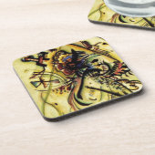 An die unbekannte Stimme von Kandinsky Getränkeuntersetzer (Linke Seite)