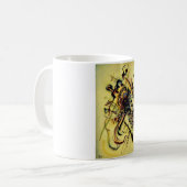 An die unbekannte Stimme von Kandinsky Kaffeetasse (Vorderseite Links)
