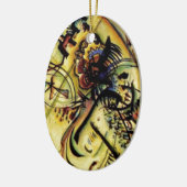 An die unbekannte Stimme von Kandinsky Keramikornament (Links)