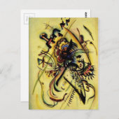 An die unbekannte Stimme von Kandinsky Postkarte (Vorne/Hinten)