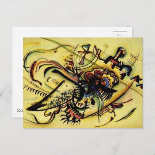 An die unbekannte Stimme von Kandinsky Postkarte (Vorne/Hinten)