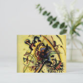 An die unbekannte Stimme von Kandinsky Postkarte (Stehend Vorderseite)