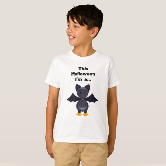 An diesem Halloween bin ich ein BAT Funny Kids T - T-Shirt (Vorne ganz)