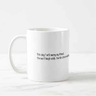 An diesem Tag werde ich meinen Freund heiraten Kaffeetasse