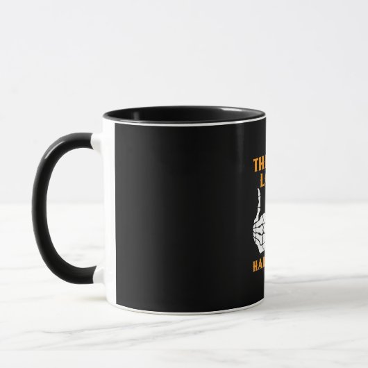An diesem Typ Lieben Halloween Tasse (Links)