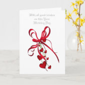 AN DIESEM WOHNTAG KARTE (Gelbe Blume)