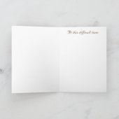 An dieser schwierigen Zeit-Gruß-Karte Karte (Innenseite)