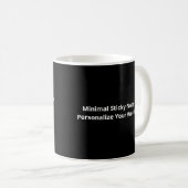 An Dir hängen Post It Minimaler moderner Stil Kaffeetasse (VorderseiteRechts)