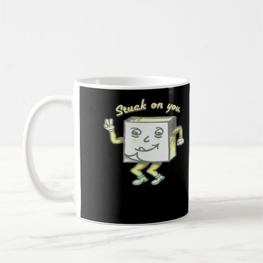 An Dir hängen Post It Minimaler moderner Stil Kaffeetasse (Links)