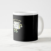 An dir kleben Post It Minimaler moderner Stil  Jumbo-Tasse (Vorderseite Rechts)