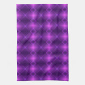 An  display a purple patterned tapestry  geschirrtuch (Vertikal)