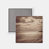An Effect of the Sun, Normandy c.1857 (sepia foto) Magnet (Vorderseite/Rückseite)