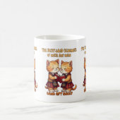 An eine Maus Orange Katzen rezitieren Burns Kaffeetasse (Mittel)