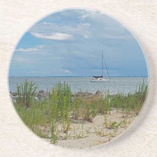 An einem abgelegenen Strand vorbei Getränkeuntersetzer (Vorne)