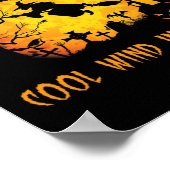 An einem dunklen Wüste, cooler Wind in meinem Haar Poster (Ecke)