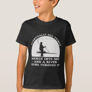 An einem Flusslauf - Fly-Fishing T-Shirt