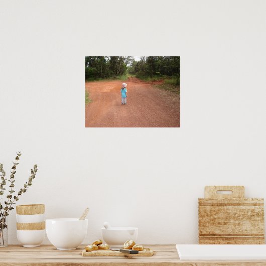 An einem Scheideweg Poster (Küche)