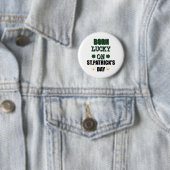 An einem St. Patrick's Day glücklicherweise gebore Button (Beispiel)