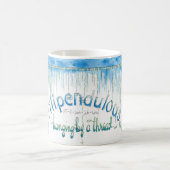 An einem Thread hängen Kaffeetasse (Mittel)