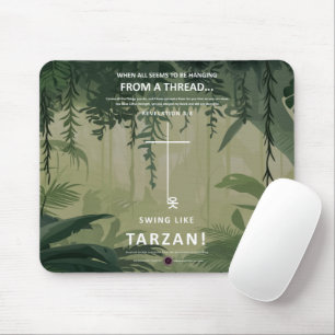 An einem Thread hängen Mousepad