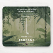 An einem Thread hängen Mousepad (Vorne)