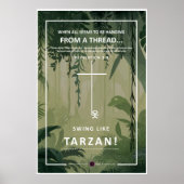 An einem Thread hängen Poster (Vorne)