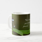 "An einem vollen Tag" Glasswing Kaffeetasse (Vorderseite Links)