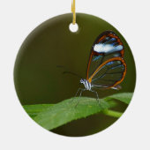 "An einem vollen Tag" Glasswing Keramikornament (Hinten)