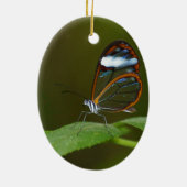"An einem vollen Tag" Glasswing Keramikornament (Hinten)