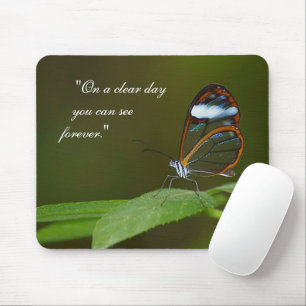 "An einem vollen Tag" Glasswing Mousepad